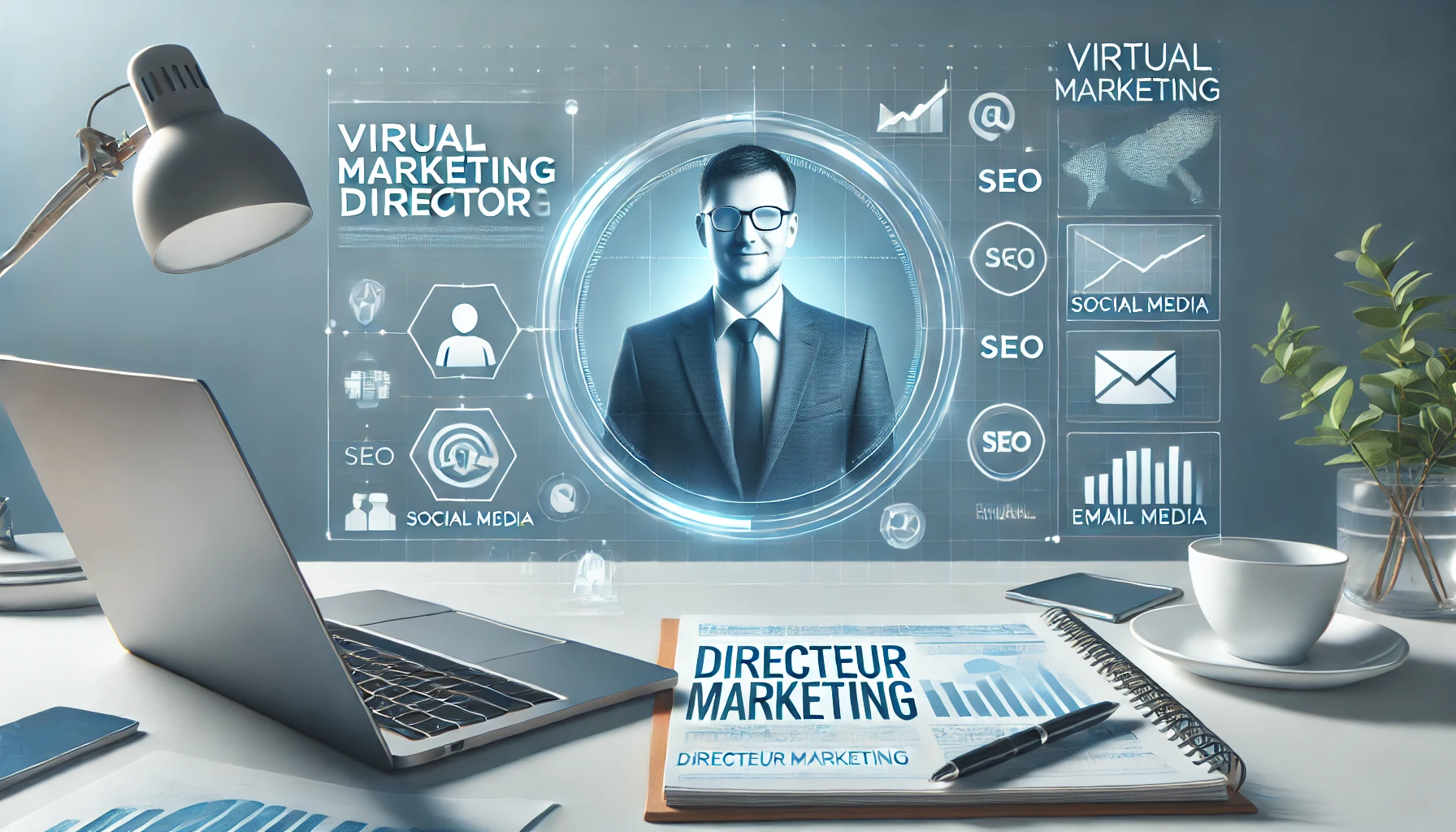 service marketing externalisé avec un directeur marketing